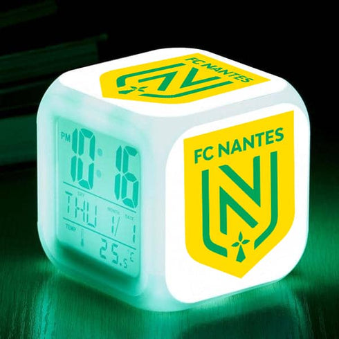 réveil alarme led football cadeau enfant homme fan FC NANTES
