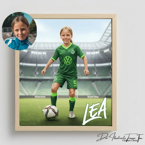 Magisches Porträt – Der Illustrierte Traum™ – Spezial für Fußballfans