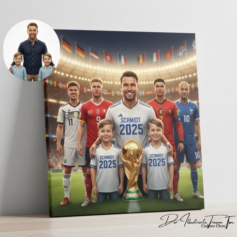 Magisches Porträt – Der Illustrierte Traum™ – Spezial für Fußballfans