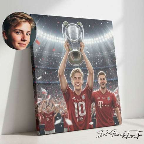 Magisches Porträt – Der Illustrierte Traum™ – Spezial für Fußballfans