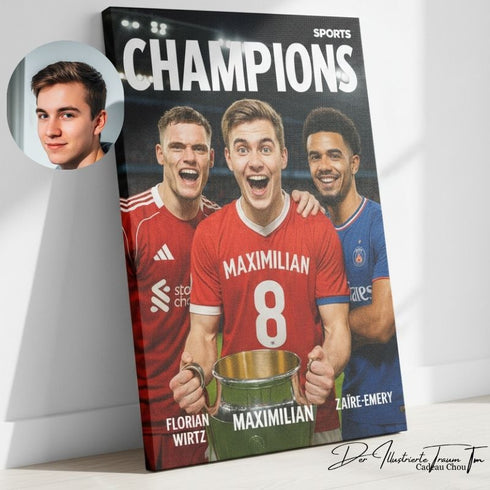 Magisches Porträt – Der Illustrierte Traum™ – Spezial für Fußballfans