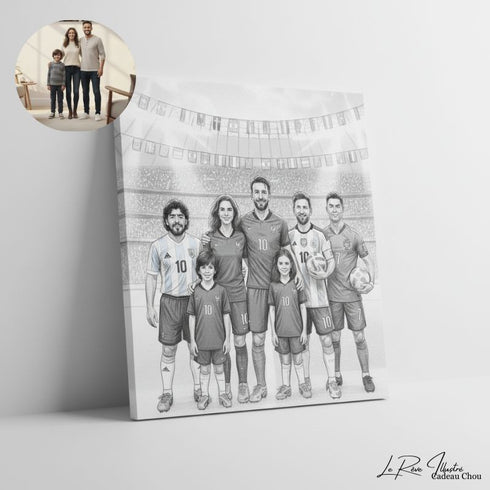 Magisches Porträt – Der Illustrierte Traum™ – Spezial für Fußballfans