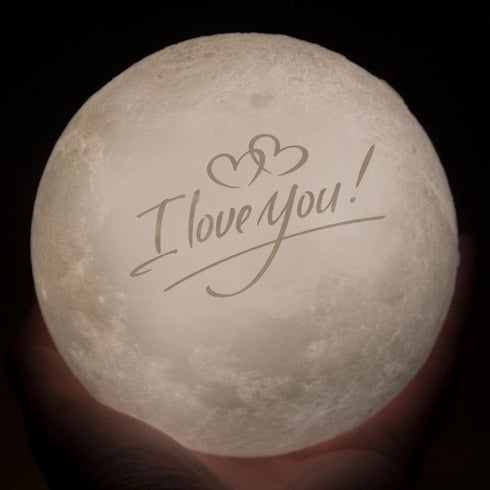 Lune romantique 3D personnalisée