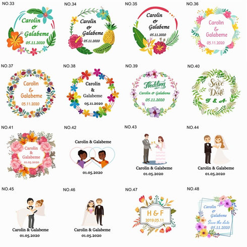 Porte-clés personnalisés Miroir 50Pcs