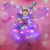 Déguisement fée papillon fille lumineux