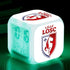 réveil alarme led football Lille LOSC cadeau foot enfant homme fan CLUB