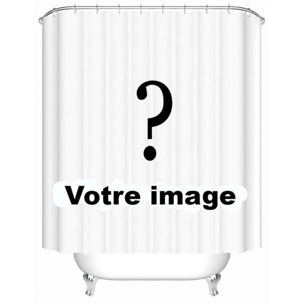 rideau de douche personnalisé image