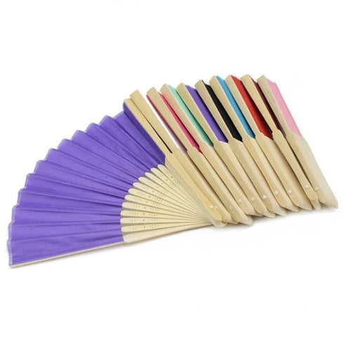 Éventails personnalisés en Soie 50Pcs