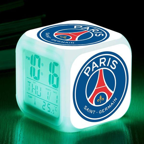 réveil alarme led football psg club paris saint germain cadeau enfant homme fan CLUB