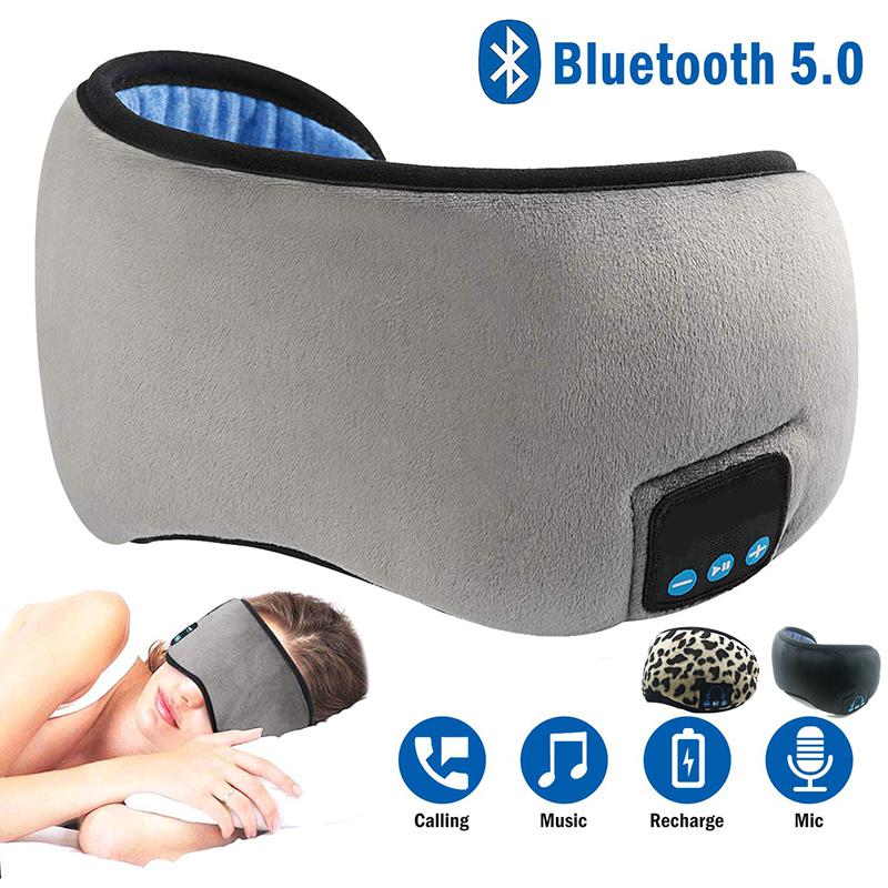 Masque de Sommeil,LC-dolida Écouteurs Bluetooth Casque Anti Bruit pour  Dormir Cadeaux Anniversaire pour Homme Femme Masque de N A25
